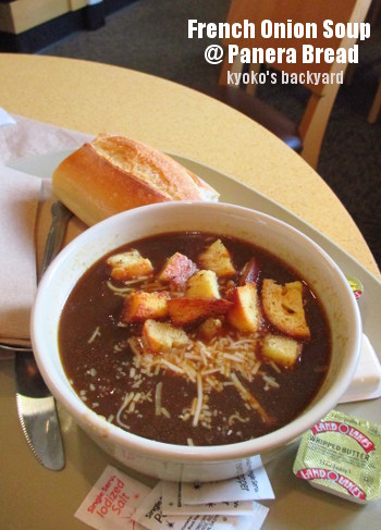 フレンチオニオンスープ@Panera Bread_b0253205_00493469.jpg