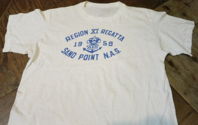 7/11(土)入荷!1958年 U.S NAVAL AIR STATION ミリタリーTシャツ!染込みプリント!_c0144020_15272493.jpg