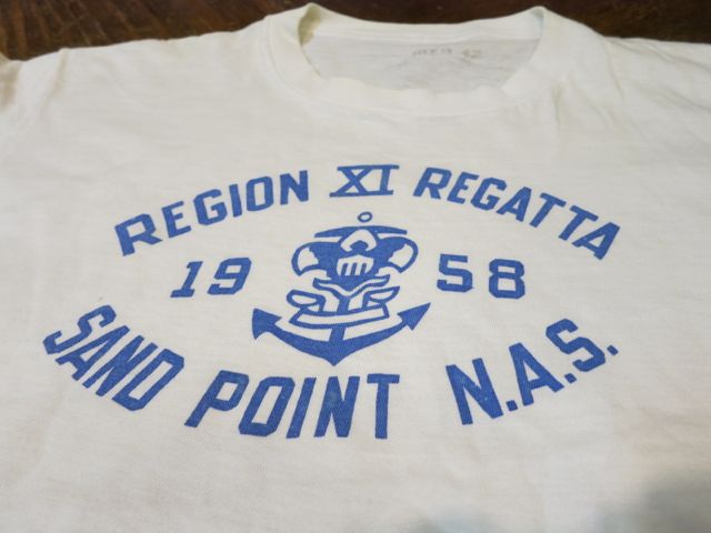 7/11(土)入荷!1958年 U.S NAVAL AIR STATION ミリタリーTシャツ!染込みプリント!_c0144020_15272654.jpg