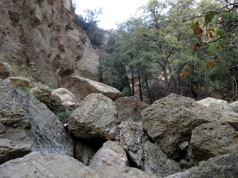 隠れ家のようなユニークな滝　　　　　Black Star Canyon Falls in Santa Ana Mountains_f0308721_23536100.jpg