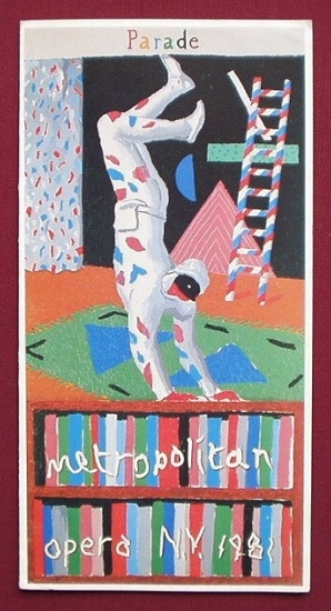 デイヴィッド・ホックニー 展示会ポスター 1982年 Hockney Posters by David Hockney デヴィッド・ホックニー画集