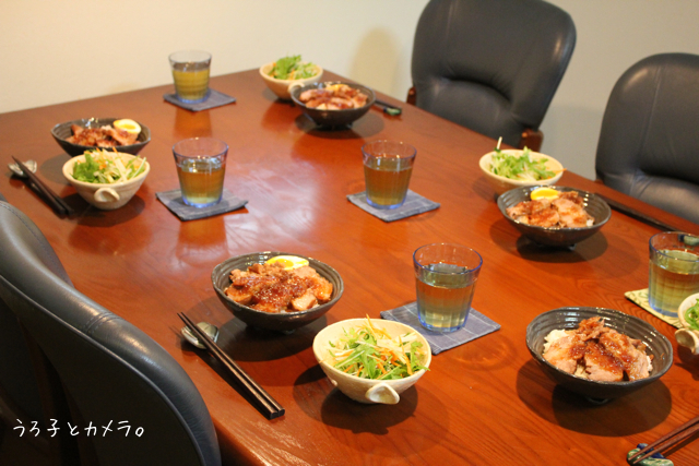 息子の友達。焼き豚丼_f0348831_19325434.jpg