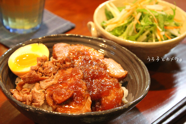 息子の友達。焼き豚丼_f0348831_19331125.jpg