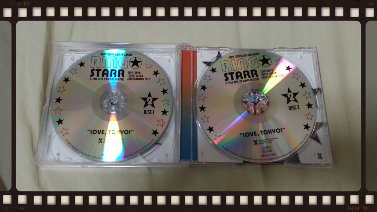RINGO STARR & HIS ALL STARR BAND / \"PEACE & LOVE,TOKYO\"_b0042308_18204910.jpg