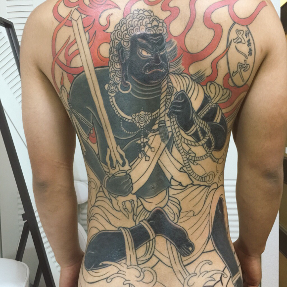 不動明王 立川 蛙屋刺青 不動明王 立川 蛙屋刺青