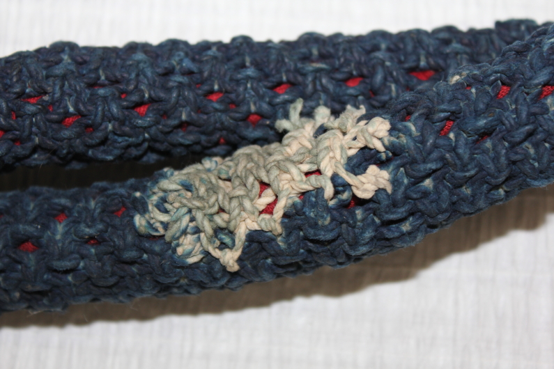 古布　木綿　Koyori-ami Kazari Tuna Japanese Antique Textile_c0325097_14585236.jpg