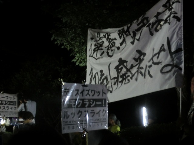 シールズ(SEALDs)の国会前集会に参加 「解釈改憲、絶対反対」_f0141310_727487.jpg