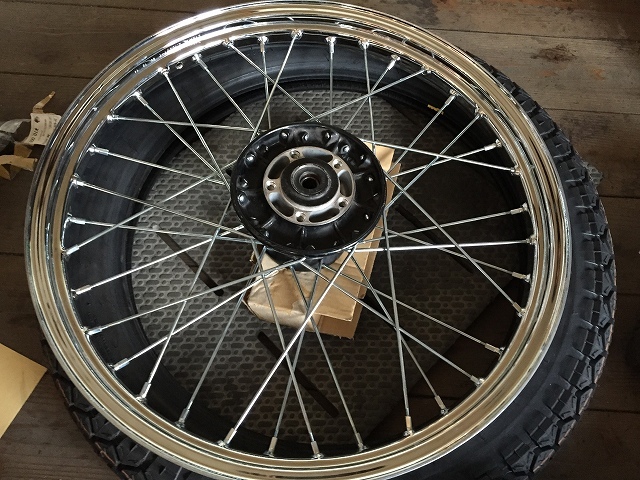 W650カスタム フロントホイール21インチ化 : JET CUSTOM CYCLES W650カスタム フロントホイール21インチ化 : JET CUSTOM CYCLES