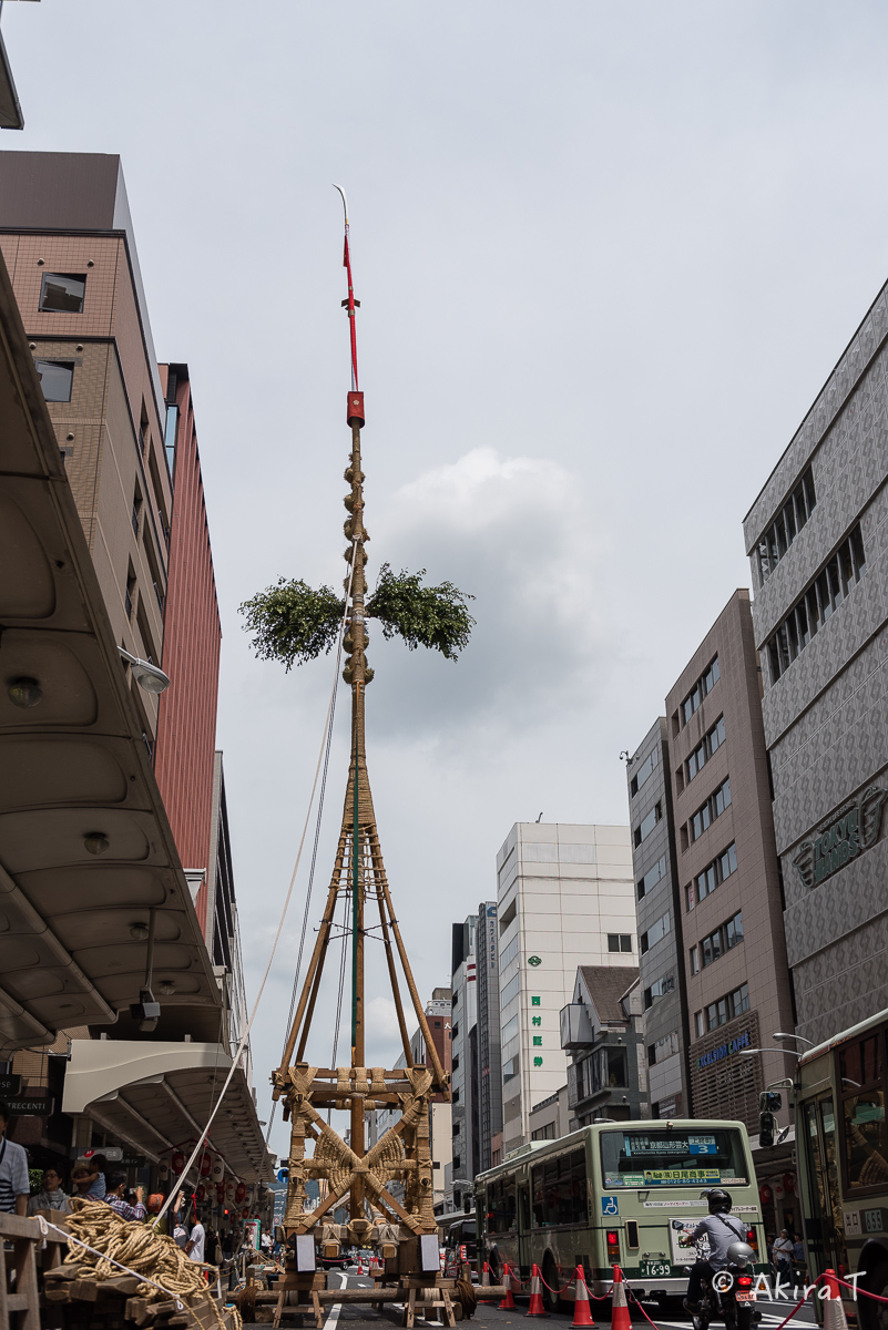 祇園祭2015 鉾建て 〜長刀鉾〜_f0152550_2157322.jpg