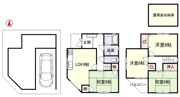 東大阪市六万寺町 中古一戸建 平成11年建築_e0251265_16123131.png