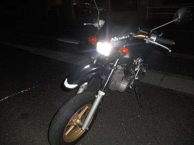 ホンダ　XR100/50モタード　ヘッドライト