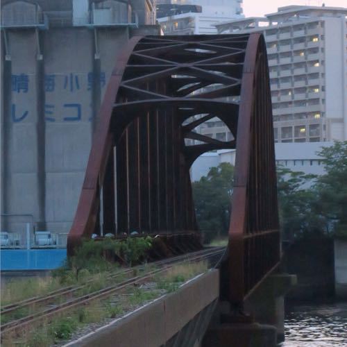 晴海鉄道橋のあたりを日が暮れて暗くなるまで写真散歩_c0060143_2320435.jpg