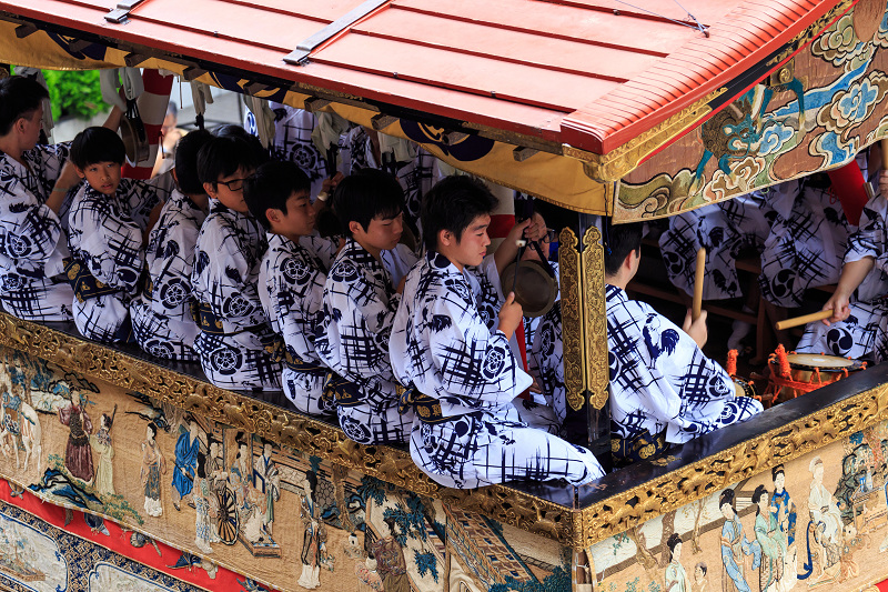 鶏鉾・曳初め(祇園祭2015)_f0155048_23533020.jpg