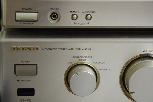 ONKYO A-922M レストア : 孤独の似非グルメ ONKYO A-922M レストア : 孤独の似非グルメ