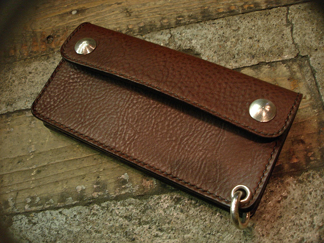 NEW : STUDIO WOKINI [TRUCKER WALLET] “MINERVA BOX” LEATHER