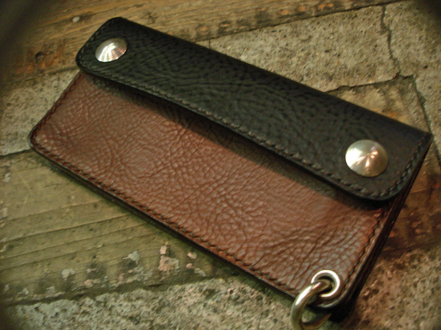 NEW : STUDIO WOKINI [TRUCKER WALLET] “MINERVA BOX” LEATHER