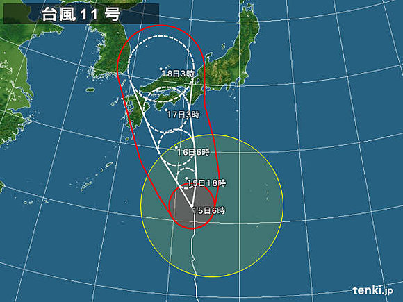 台風前の雲・・・_e0041168_14070458.jpg