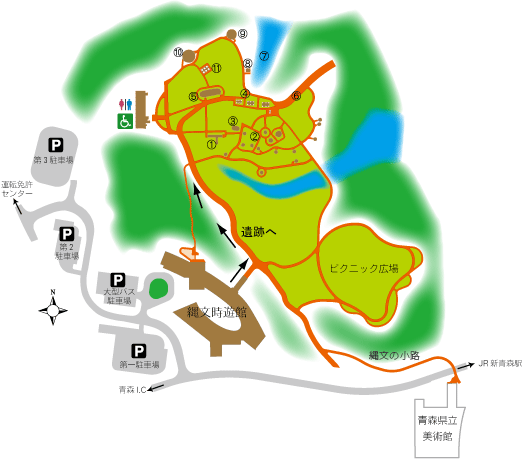 【大人の休日倶楽部パス旅】⑰三内丸山遺跡【3日目】_b0009849_15122620.gif