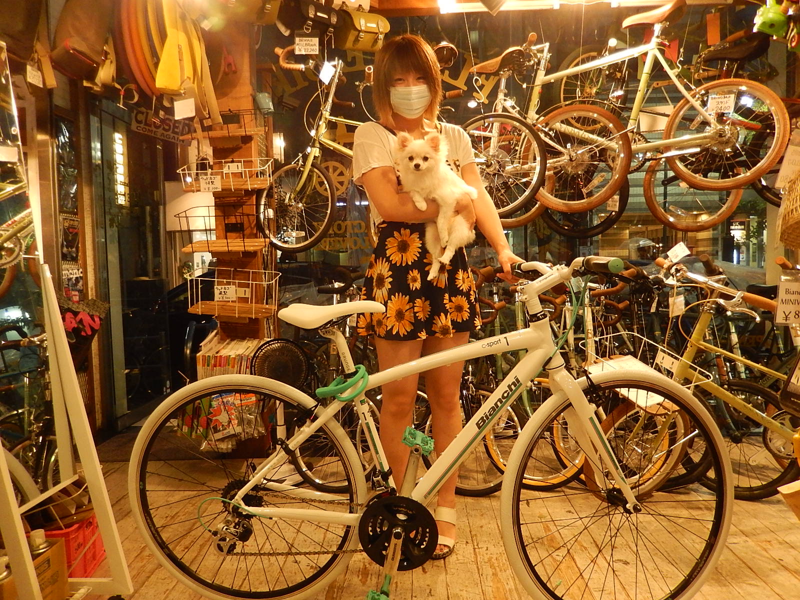 7月18日　渋谷　原宿　の自転車屋　FLAME bike前です_e0188759_19395233.jpg