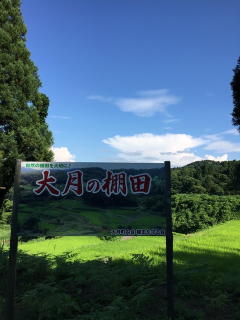 大月の棚田「今年の文字」は?_d0182179_17183321.jpg