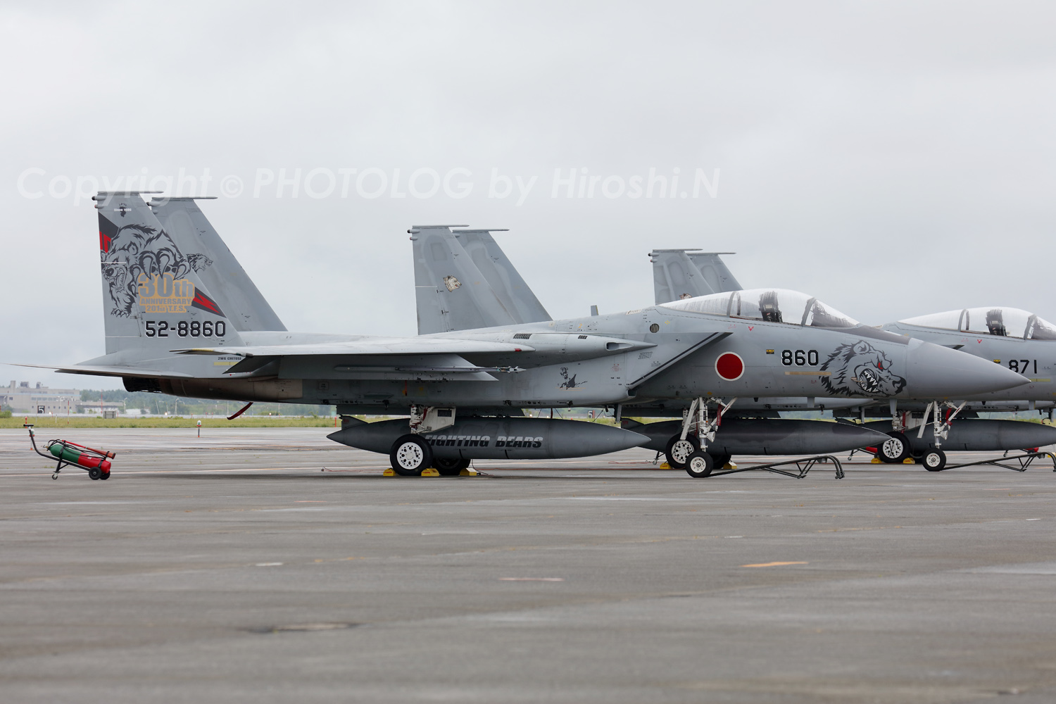 4K] オープニングフライトのF-15スぺマ機後席は女性イーグル