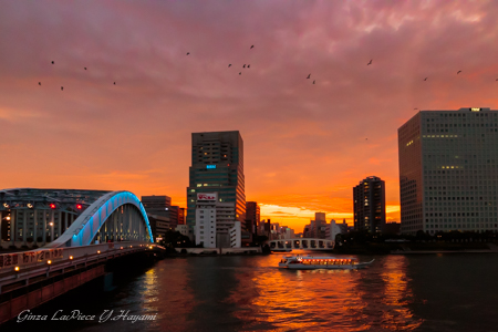 風景の写真　隅田川の夕焼け風景_b0133053_022844.jpg