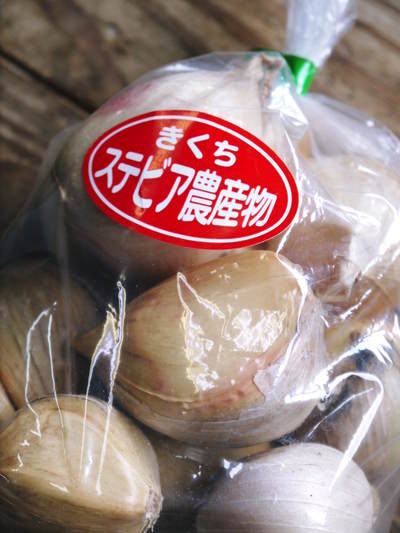 無農薬・無化学肥料で育てた熊本産『ステビアにんにく』予約受付スタート!!_a0254656_16402394.jpg