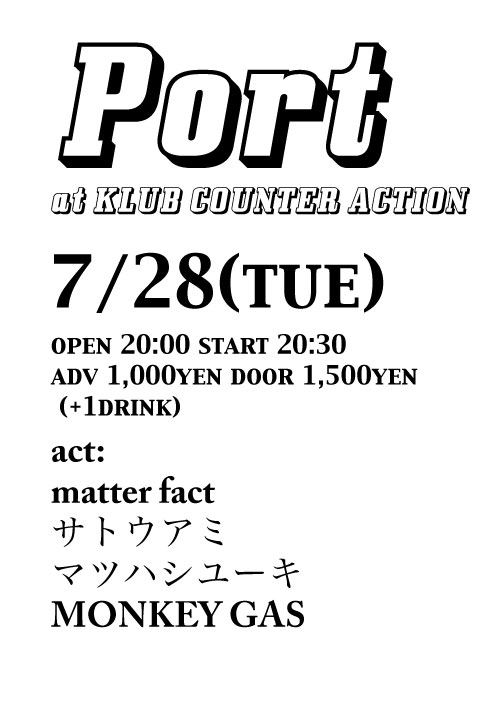 本日のライブ(KLUB COUNTER ACTION)_a0119383_198242.jpg