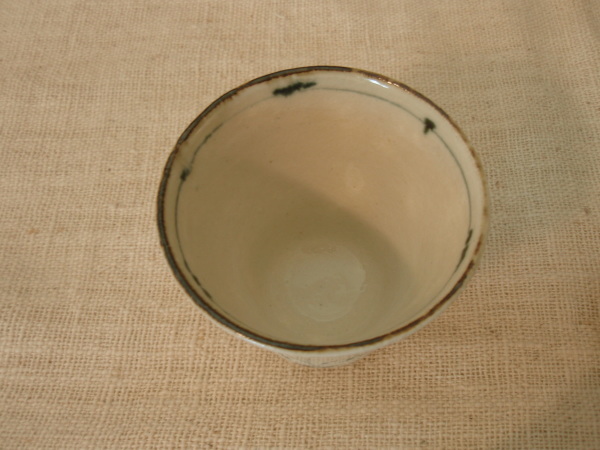 藤田佳三さんの染付け小湯のみとお茶托_b0132442_17192883.jpg