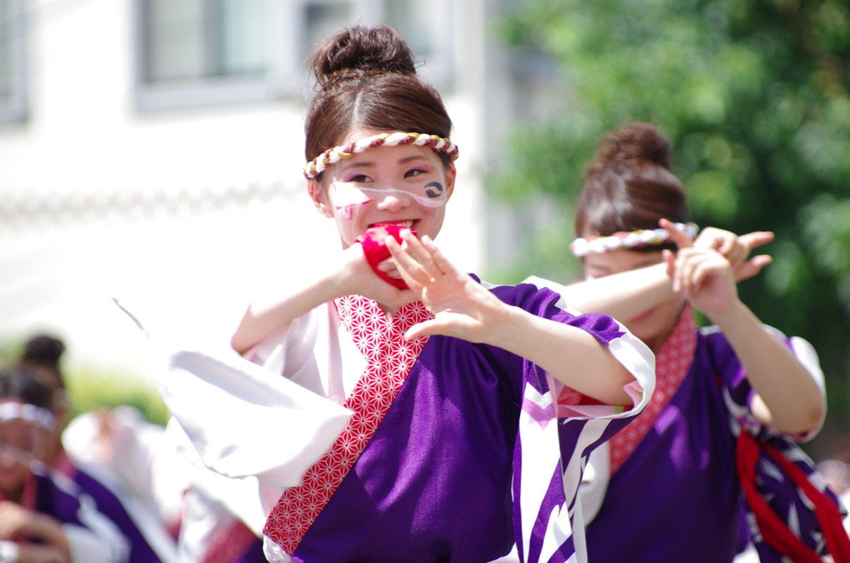 銭形よさこい２０１５その１５（岡山うらじゃ連 蓮雫その１）_a0009554_18204922.jpg