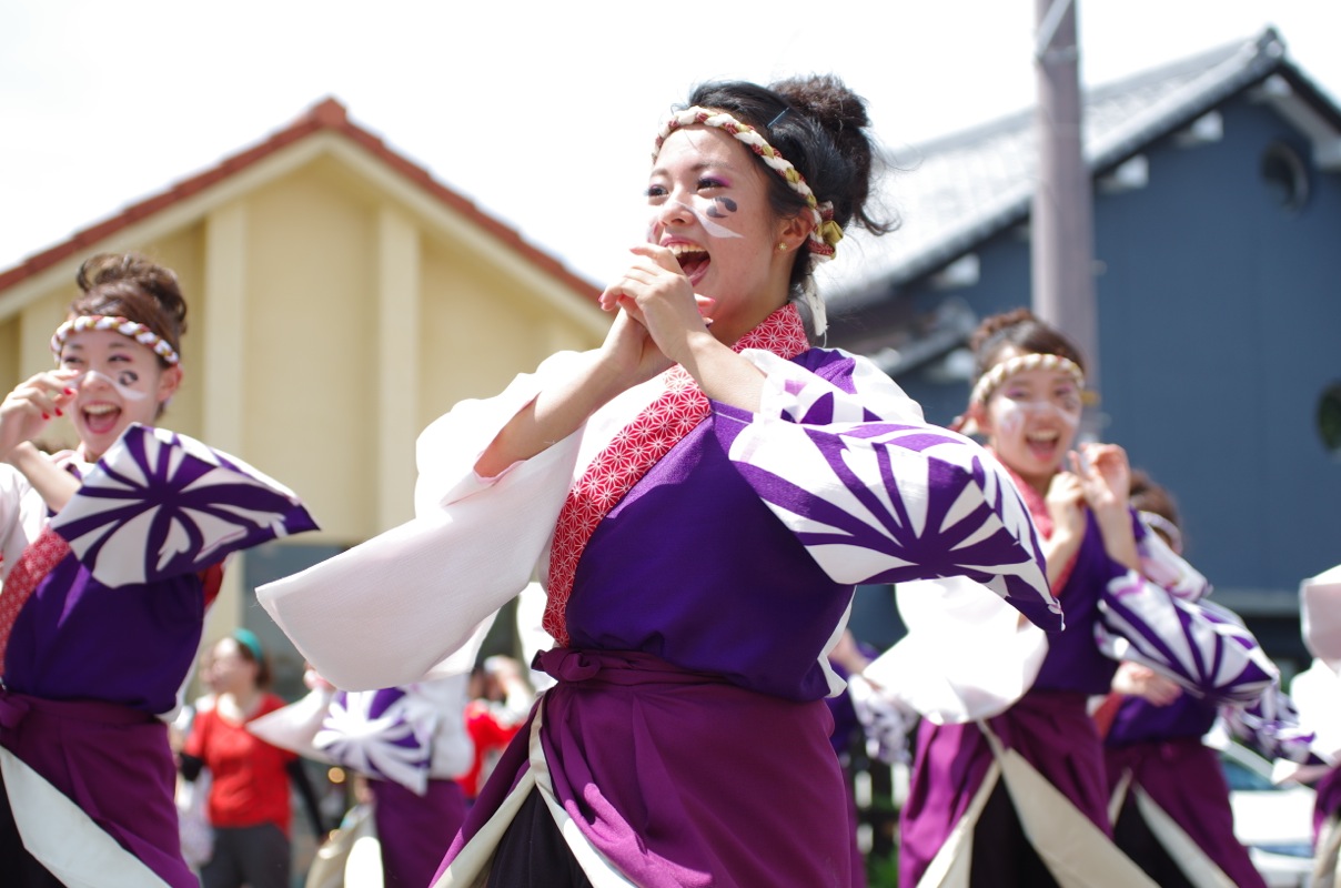 銭形よさこい２０１５その１５（岡山うらじゃ連 蓮雫その１）_a0009554_18212123.jpg