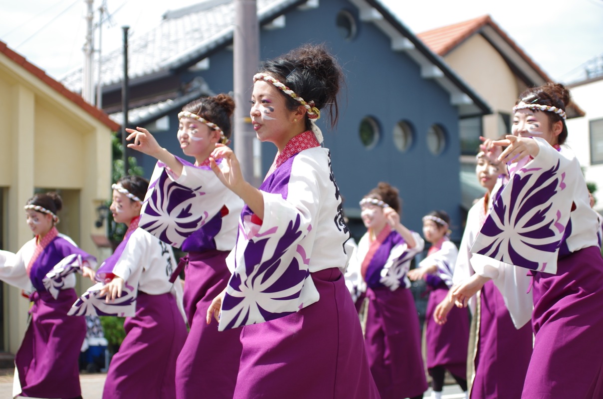 銭形よさこい２０１５その１５（岡山うらじゃ連 蓮雫その１）_a0009554_182248.jpg