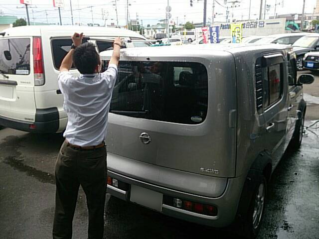★キューブ待望のお納車となりました!!★_c0161601_18171078.jpg