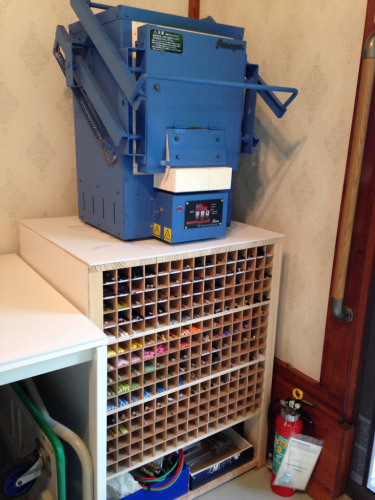 擦り入れものとガラス棒 擦り入れものとガラス棒