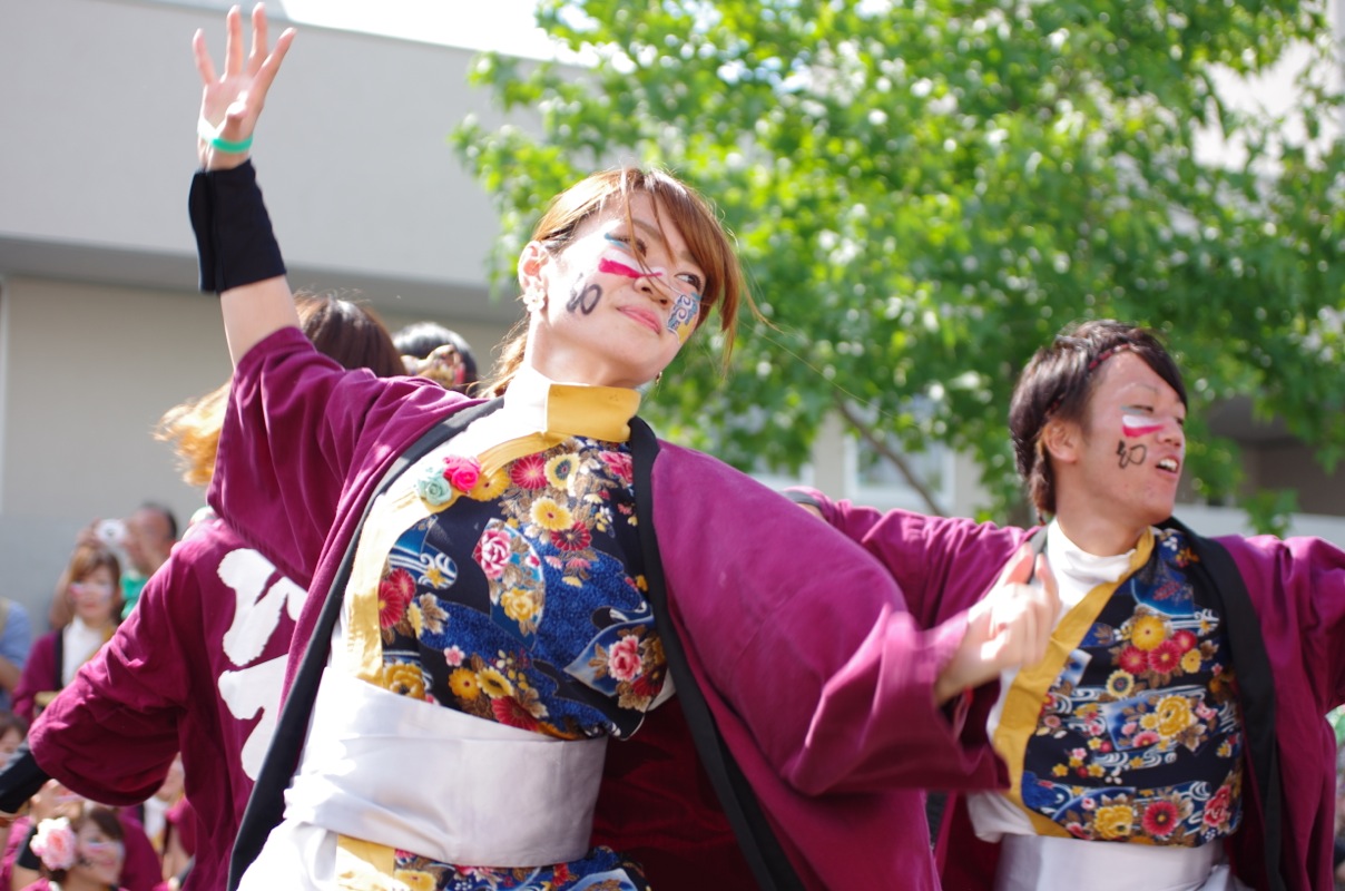 銭形よさこい２０１５その２１（岡山うらじゃ連 楽鬼）_a0009554_21552414.jpg