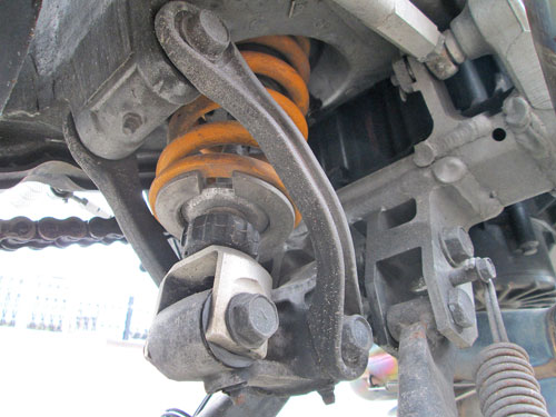 S賀サン号 ZZ-R1100(D型)のリアショック交換♪ : バイクパーツ買取