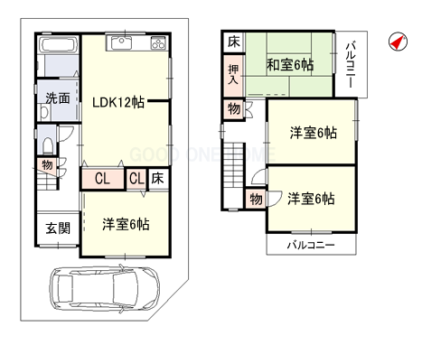 菱屋東1丁目 中古一戸建 角地_e0251265_10462463.png