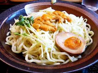 かみあり製麺@出雲 ★★ (うにつけ麺(泡沫麺)・夏季限定)_f0080612_1903489.jpg