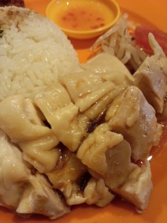 大崎広小路 チキンダイニング ちりばりの500円ランチ マレーシア鶏飯(蒸)_f0112873_0134288.jpg