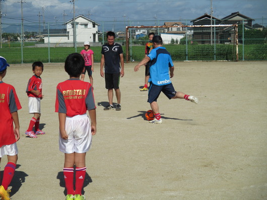 夏の親子サッカー！！_c0242478_1842414.jpg