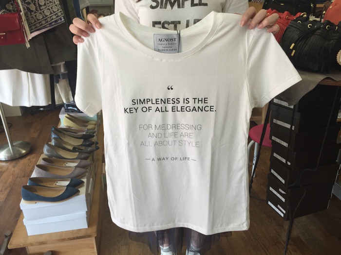 アグノスト AGNOSTグラデーションロゴT-SHIRT_e0076692_15533312.jpg