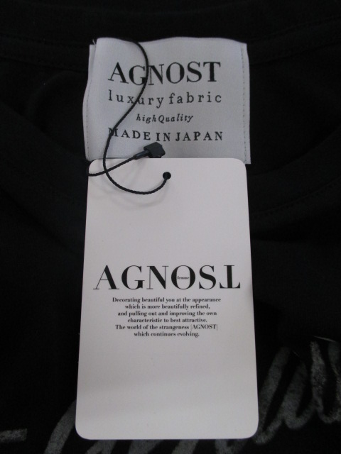 アグノスト AGNOST フロッキー×箔ロゴTシャツ_e0076692_1743982.jpg