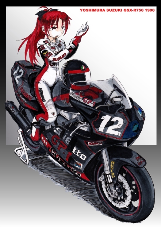 ポスター ヨシムラスズキ GS1000R 鈴鹿8耐優勝