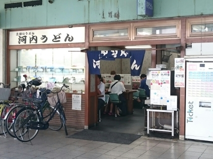 河内うどん 玉子とじそば¥350@近鉄八尾_b0042308_08280754.jpg