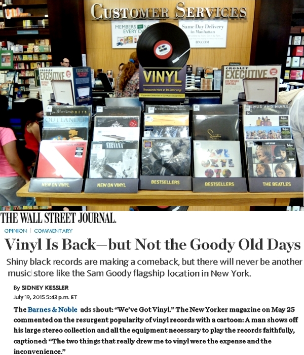 デジタル時代だからこそアナログの魅力!!　NYにある大型書店チェーン店が「レコード」の販売を再開_b0007805_21354271.jpg