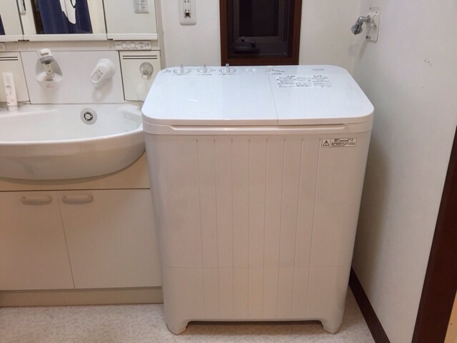 二槽式洗濯機を買った 良いことみ っけた