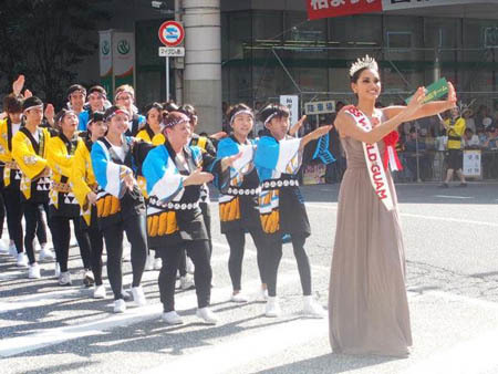 グアム政観局長来日、柏まつりに参加、友好深める_f0358240_14073094.jpg