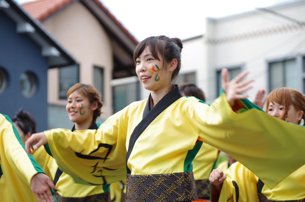 銭形よさこい２０１５その３５（岡山うらじゃ連 四季）_a0009554_23104926.jpg