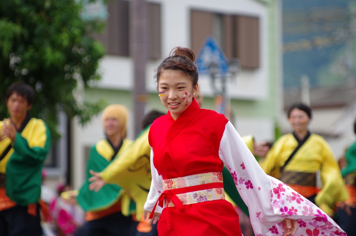 銭形よさこい２０１５その３５（岡山うらじゃ連 四季）_a0009554_23115585.jpg