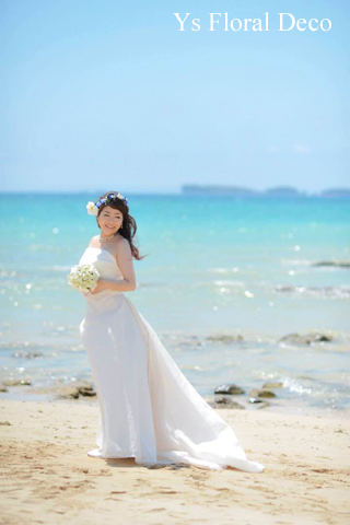 ブルー系の花冠 沖縄へ_b0113510_1318857.jpg